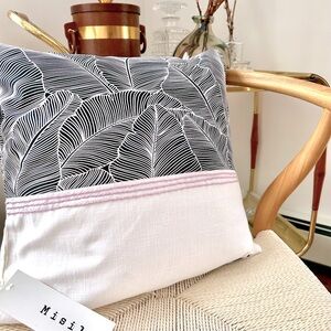 Hand stitched accent pillow cover